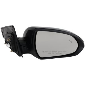 Power Mirror for Hyundai Elantra 2019-2020, Right (Passenger), Manual Folding, Heated, Paintable, with Blind Spot Glass, In-housing Signal Light, Memory, Without Auto Dimming, USA Built Vehicle, Replacement