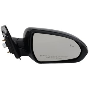 Power Mirror for Hyundai Elantra 2019-2020, Right (Passenger), Manual Folding, Heated, Paintable, with Blind Spot Detection, In-housing Signal Light, Memory, without Auto Dimming, Korea Built Vehicle, Replacement