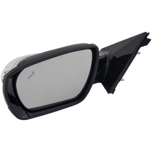 Power Mirror for Hyundai Santa Fe Sport 2013-2016, Left (Driver), Manual Folding, Heated, Paintable, with In-housing Signal Light, Memory, Blind Spot Detection in Glass, Replacement