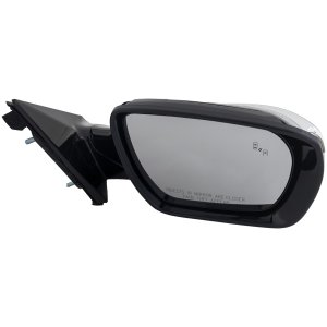 Power Mirror for Hyundai Santa Fe Sport 2013-2016 Right (Passenger), Manual Folding, Heated, Paintable, with In-Housing Signal Light, Memory, Blind Spot Detection in Glass, Replacement