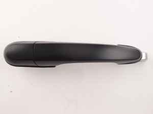 Right (Passenger) Rear Outer Door Handle for 2005 - 2009 Hyundai Tucson, Black Exterior,  836602E020CA, Replacement