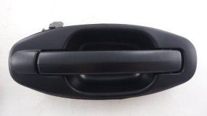 Right (Passenger) Rear Outer Door Handle for 2001 - 2006 Hyundai Santa Fe, Primed (Ready to Paint), Replacement, Exterior;  8366026000