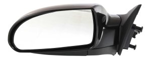 Power Mirror for Hyundai Elantra 2007-2010, Left (Driver), Manual Folding, Heated, Paintable, without Auto Dimming, Blind Spot Detection, Memory, and Signal Light, Replacement
