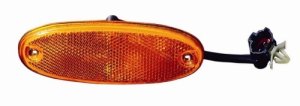 Front Left (Driver) Side Marker Light Assembly Replacement for 1999 - 2001 Hyundai Sonata, Lens Cover,  9230338001