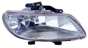 Right (Passenger) Fog Light Assembly for 2000 - 2002 Hyundai Accent, Replacement Housing, Lens, Cover, 4 Door Sedan,  9220225000, Replacement
