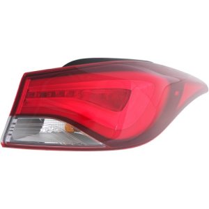 2011 - 2016 Hyundai Elantra Coupe Rear Tail Light Assembly Replacement / Lens / Cover - Right (Passenger) Side Outer
