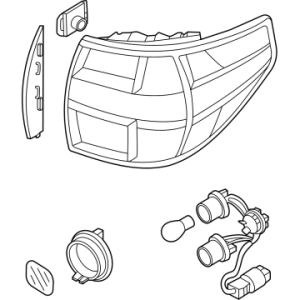 2022 - 2024 Hyundai Santa Cruz Taillamp Assembly Outer (Right / Passenger Side)