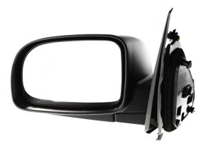 Power Mirror for 2009 Hyundai Santa Fe, Left (Driver) Side, Manual Folding, Non-Heated, Textured, Replacement