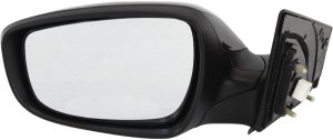 Power Mirror for Hyundai Elantra 2011-2013, Left (Driver), Manual Folding, Heated, Paintable, without Auto Dimming, Blind Spot Detection, Memory, Replacement and Signal Light