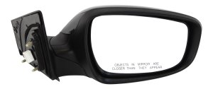Power Mirror for Hyundai Elantra 2011-2013, Right (Passenger), Manual Folding, Heated, Paintable, without Auto Dimming, Blind Spot Detection, Memory and Signal Light, Replacement