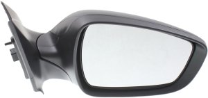 Power Mirror for Hyundai Accent 2012-2017, Right (Passenger), Manual Folding, Heated, Textured, Without Auto Dimming, Blind Spot Detection, Memory, Signal Light, Replacement
