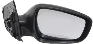 Power Mirror for Hyundai Accent 2012-2017, Right (Passenger), Manual Folding, Non-Heated, Paintable, with In-housing Signal Light, without Auto Dimming and Blind Spot Detection Feature, Memory, Replacement