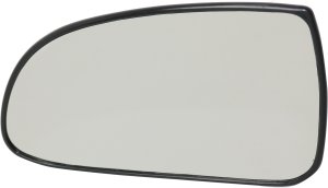 Mirror Glass for Hyundai Accent 2000-2002, Left (Driver), Non-Heated, with Backing Plate, Suitable for Sedan/Hatchback, Up to November 1, 2001, Replacement