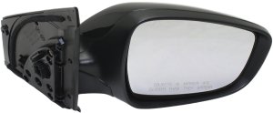 Power Mirror for Hyundai Accent 2012-2017, Right (Passenger), Manual Folding, Heated, Paintable, with In-housing Signal Light, without Auto Dimming, Blind Spot Detection and Memory, Replacement