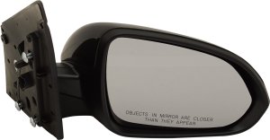 Power Mirror for Hyundai Accent 2018-2022, Right (Passenger) Side, Manual Folding, Heated, Paintable, without Auto Dimming, Blind Spot Detection, Memory, and Signal Light, Replacement