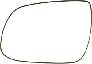 Mirror Glass for Hyundai Accent/Kia RIO/RIO5 2010-2011, Left (Driver), Non-Heated, with Backing Plate, Hatchback/Sedan, Replacement