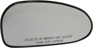 Heated Mirror Glass with Backing Plate for Hyundai Sonata 1999-2005, Right (Passenger) Side, Replacement