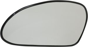 Mirror Glass for Hyundai Sonata 1999-2005, Left (Driver) Side, Non-Heated, with Backing Plate, Replacement
