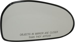 Mirror Glass for Hyundai Sonata 1999-2005 Right (Passenger), Non-Heated, with Backing Plate, Replacement