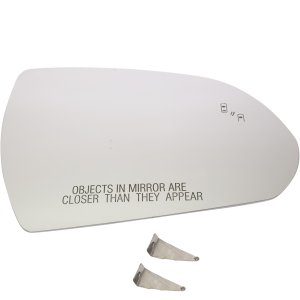 Heated Mirror Glass for Hyundai Elantra 2017-2020, Right (Passenger) Side with Backing Plate and Blind Spot Detection, Replacement