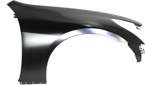Front Fender Right (Passenger) for Infiniti G35 (2007-2008), G37 (2009-2013) Sedan, Primed (Ready to Paint), Without Sport Package, Replacement