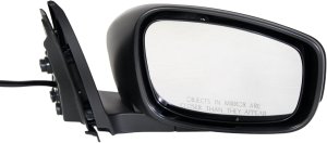 Right (Passenger) Power Mirror for Infiniti G37 2008-2013/Q60 2014-2015, Manual Folding, Non-Heated, Paintable, Coupe, RWD, w/o Premium Package, Replacement