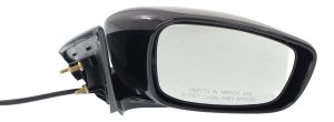 Right (Passenger) Power Mirror for Infiniti G37 2009-2013 Sedan, Manual Folding, Heated, Paintable, with Memory (for G37 with Premium Package), Replacement