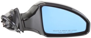 Right (Passenger) Side Mirror for Infiniti FX35/FX45 2006-2008, Power Adjusted, Manual Folding, Heated, Paintable, with Memory Function and Rear View Monitor, Replacement