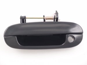 Front Left (Driver) Outer Door Handle for 2003-2008 Isuzu Ascender, Smooth Black Exterior,  8191200880, Replacement