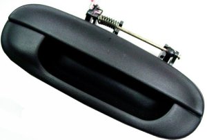 Exterior Rear Left (Driver) Door Handle for 2003 - 2006 Isuzu Ascender 7 Passenger Van,  8152912990, Black, Replacement