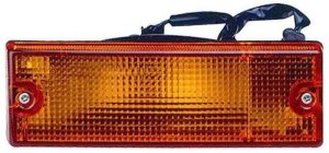 Front Right (Passenger) Turn Signal Light Assembly Replacement for 1988 - 1997 Isuzu Pickup, Bumper Mounted Park/Signal Combination,  8971735310 Replacement