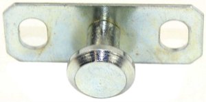 Front Bumper Bracket for Jeep Grand Cherokee 1993-1998, Right (Passenger) = Left (Driver) Side Mounting Plate, Steel, Replacement