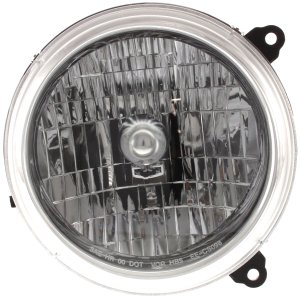 Headlight Assembly for 2002-2003 Jeep Liberty, Right (Passenger), Halogen, Compatible Up To 10-6-2002, Replacement