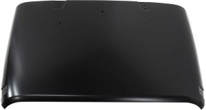 Standard Steel Hood for Jeep Wrangler (JK) 2007-2012 with 1 Nozzle Hole, Replacement