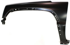 Front Fender for Jeep Liberty 2002-2004, Left Side (Driver), Primed (Ready to Paint), Replacement