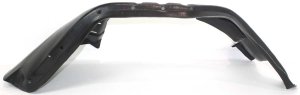 Front Wheelhouse Panel Skirt for Jeep Cherokee 1984-1996, Right (Passenger), Steel, Black, Replacement