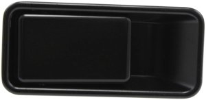 Front Exterior Door Handle for Jeep Wrangler 1987-2006, Left (Driver), Half Door Type, Smooth Black, Replacement