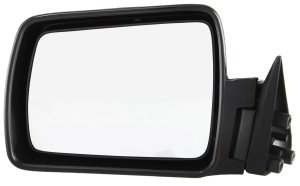Manual Adjust Mirror for Jeep Cherokee 1984-1993, Left (Driver), Non-Folding, Non-Heated, Paintable, Replacement