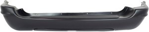 Rear Bumper Cover for Jeep Grand Cherokee 1999-2004, Primed (Ready to Paint), without Hitch and without Towing Package, Limited Model, Replacement