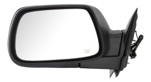 Power Mirror for Jeep Grand Cherokee 2005-2010, Left (Driver), Manual Folding, Heated, Textured, Without Memory, Replacement