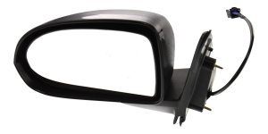 Power Mirror for Jeep Compass 2007-2010, Left (Driver), Manual Folding, Non-Heated, Textured, Replacement