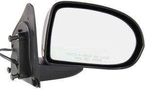 Right (Passenger) Power Mirror for Jeep Compass 2007-2010, Manual Folding, Non-Heated, Textured, Replacement