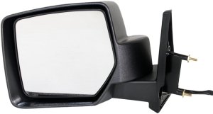 Power Mirror for Jeep Patriot 2007-2017, Left (Driver), Manual Folding, Non-Heated, Textured, Replacement
