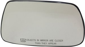 Heated Mirror Glass for Jeep Grand Cherokee 2005-2010 Right (Passenger), without Auto-Dimming, Replacement