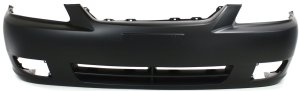 Front Bumper Cover for Kia RIO Sedan/Wagon 2003-2005, Primed (Ready to Paint), Replacement