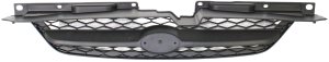 Black Shell and Insert Grille for Kia Rio 2003-2005, Replacement