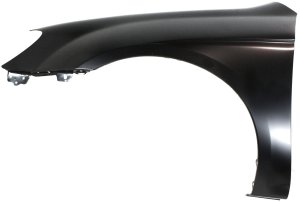 Front Fender for Spectra 2004-2009, Left (Driver), Primed (Ready to Paint), without Side Light Holes, Steel, Replacement