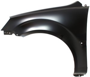 Primed (Ready to Paint) Front Fender for Kia RIO/RIO5 2006-2011, Left (Driver), Hatchback/Sedan, Steel, Replacement