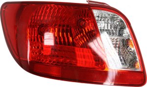 Tail Light Assembly for Kia Rio 2006-2011 Sedan, Left (Driver) Side, Replacement