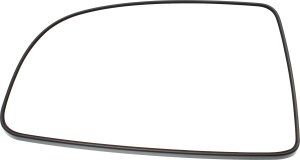 Heated Mirror Glass with Backing Plate for Kia Rondo 2007-2012, Left (Driver) Side, Replacement